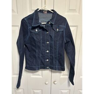 Watch LA Women's Denim Jean Jacket, Vintage Made In The USA, Blue, Size Large